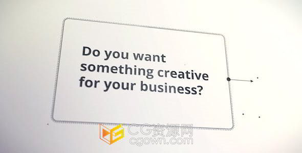 企业规划数据分析大气三维立体时尚片头AE模板