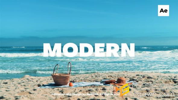 活力夏季创意潮流节奏感时尚片头AE模板