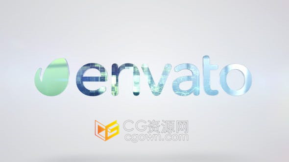 明亮干净计算机企业高科技公司CPU处理器像素网络动画LOGO宣传片头-AE模板