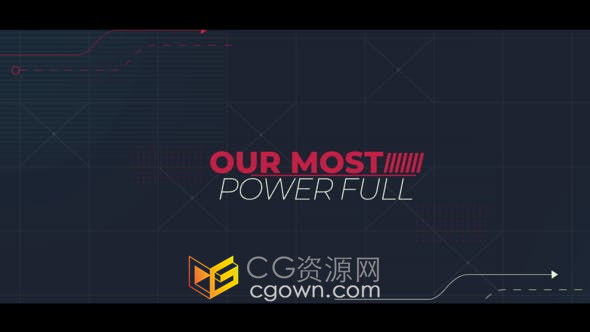 运动介绍体育馆品牌健身房拳击比赛动感宣传视频片头-AE模板