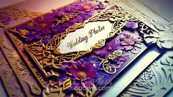 3D相册婚礼照片幻灯片展示视频动画AE模板下载