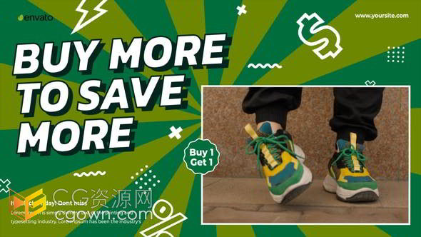 商务潮流产品时尚折扣活动宣传片AE模板