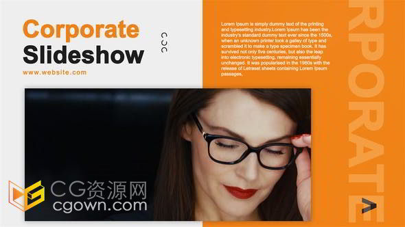 商业公司明亮简约活动营销现代企业宣传片AE模板