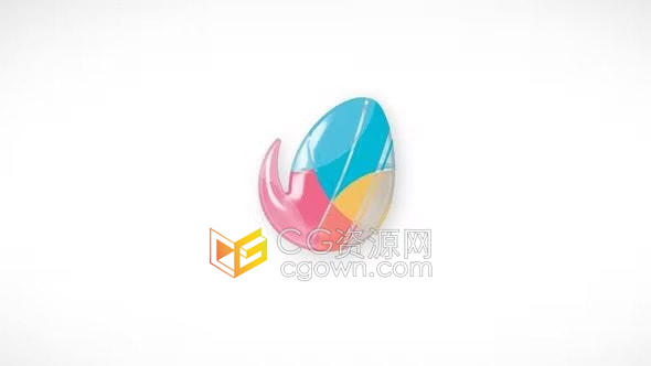 Dynamic Logo AE模板明亮企业公司标志视频片头动画