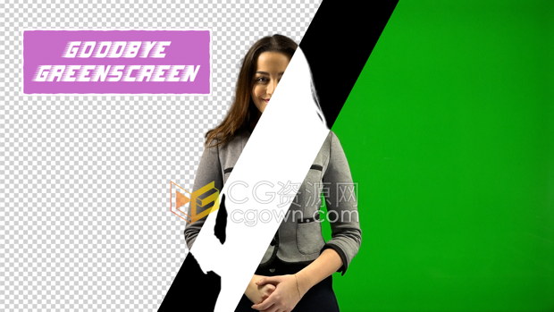 AE/PR插件Goodbye Greenscreen v1.10.5 AI智能背景遮罩颜色键控抠像