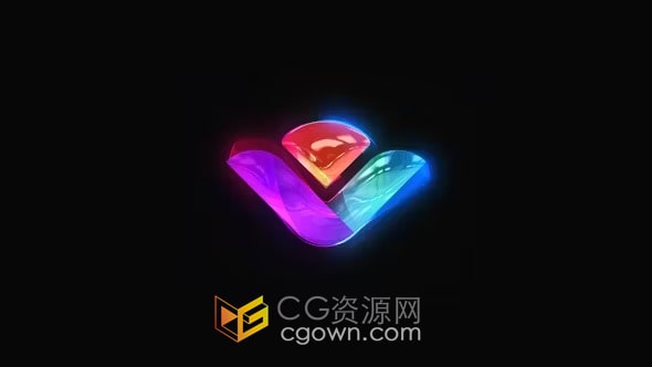 LOGO发光动画视频片头片尾效果AE模板下载
