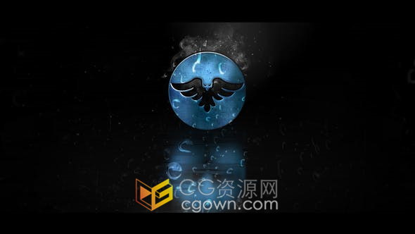 Artistic Logo金属粒子特效标志宣传视频片头动画-AE模板