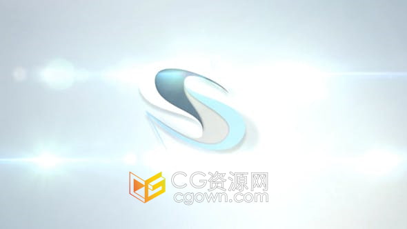 AE模板-耀斑光效LOGO动画互联网科技公司视频片头