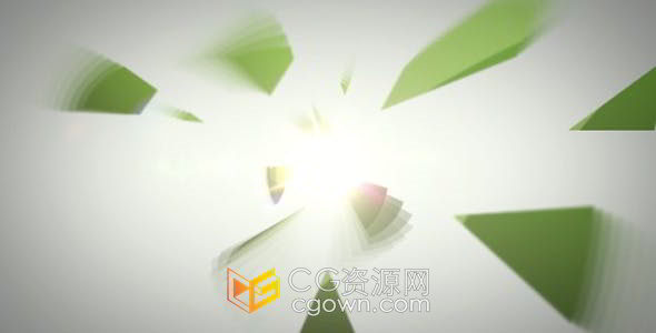 碎片汇集创意时尚潮流企业商务LOGO动画AE模板