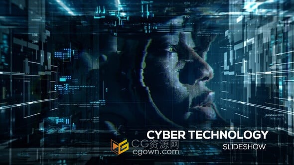 4K分辨率网络技术幻灯片科技公司宣传视频-AE模板