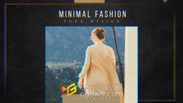 现代企业潮流时装品牌活动折扣产品广告宣传片AE模板