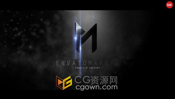 3D标志LOGO光效粒子动画视频片头效果制作工程-AE模板