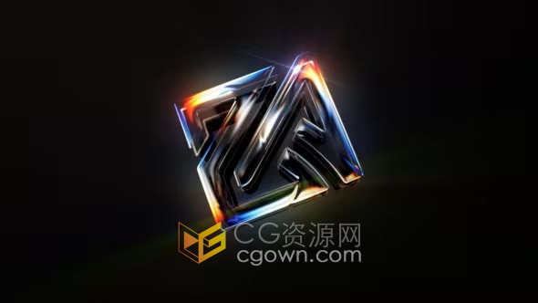 4K分辨率光线美学LOGO动画视频片头带音乐AE模板