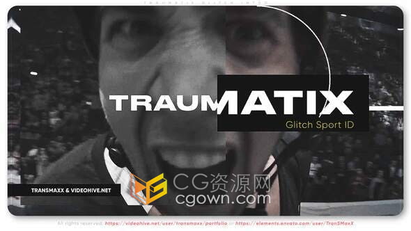 AE模板-制作广告体育俱乐部健身中心极限运动频道介绍视频片头