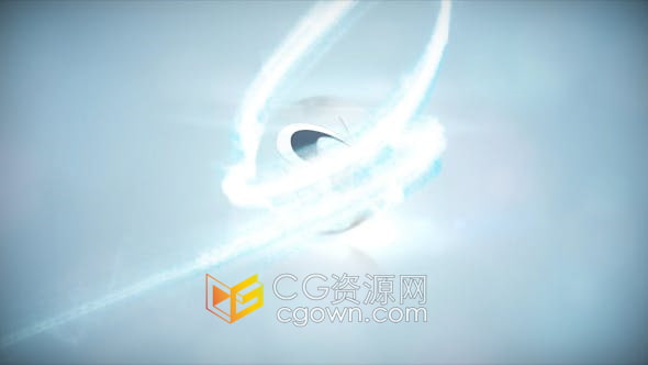 AE模板-粒子线条标志动画视频Particle Line Logo