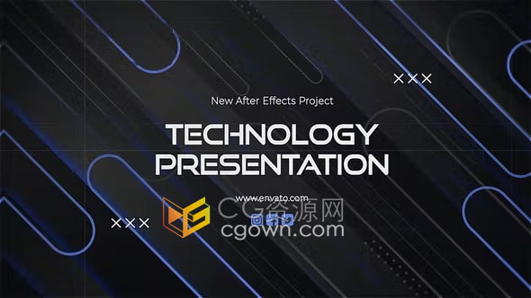 高科技企业介绍技术服务产品展示AE视频模板