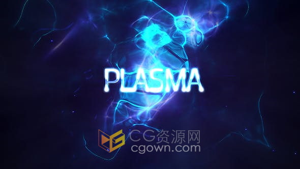 AE模板-能量光线粒子场景动画晚会宣传片头视频