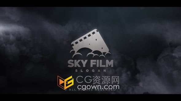 PR模板-烟雾特效动画宣传视频片头LOGO效果