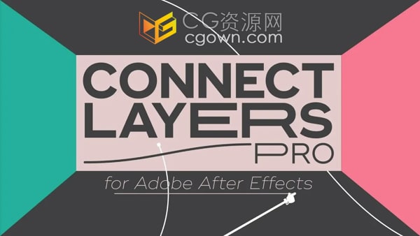 AE脚本Connect Layers PRO v1.3.3三维点线路径线条连接MG动画