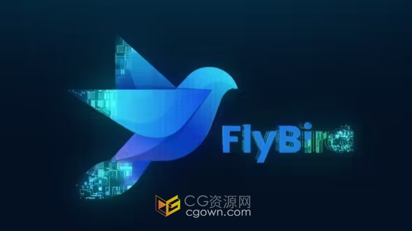 AE模板-精彩像素标志动画Pixel Logo Opener
