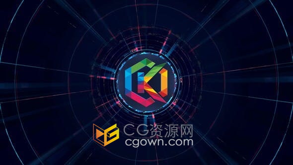 AE模板-电视广播演播室新闻头条开幕ID视频片头动画