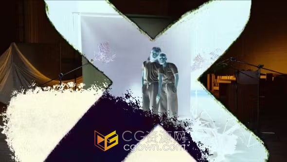 12个电影胶片标记过渡-AE与PR模板