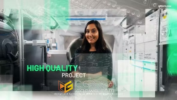 AE模板-能源生态科技公司宣传片制作企业开场幻灯片