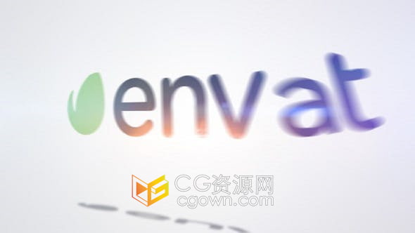 AE模板-弹跳飞入明亮耀斑闪光LOGO动画片头视频