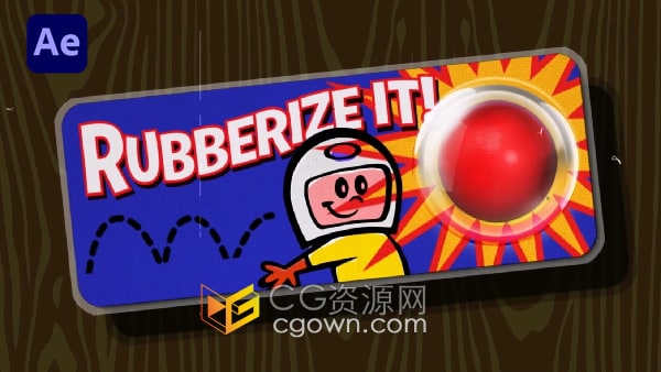 AE脚本Rubberize It! v1.08制作物体弹簧弹性动画预设