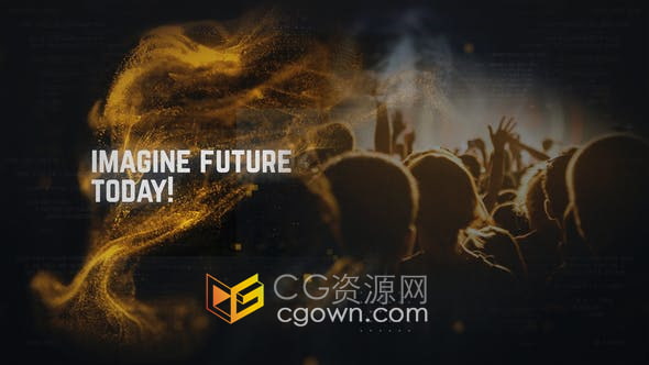 AE模板-公司活动幻灯片粒子特效场景宣传介绍图文动画视频