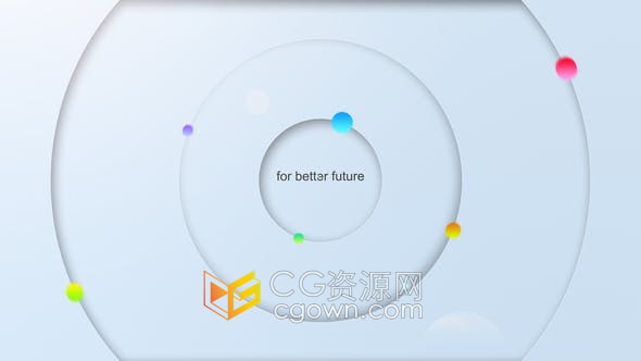 AE模板-圆圈图形动画活动宣传片头LOGO视频效果