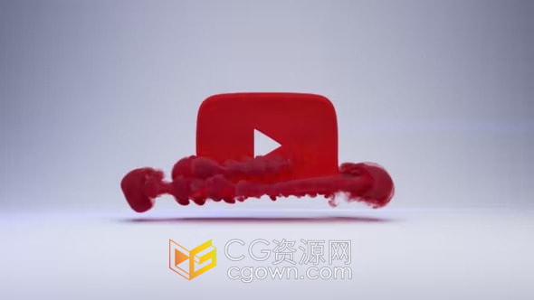 3D标志生成浓烟雾化神秘动画效果文字LOGO显示AE模板