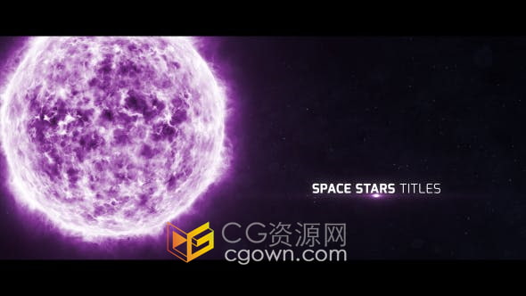 AE模板-炎热星球散发能量特效场景背景宣传介绍视频动画
