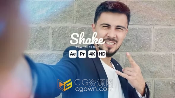 摇动过渡Shake Transitions-AE与PR转场模板
