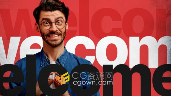 AE模板-创意短片制作开场介绍人物动画宣传视频片头