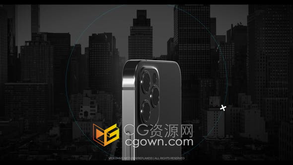 AE模板-iPhone13应用演示APP介绍宣传动画视频
