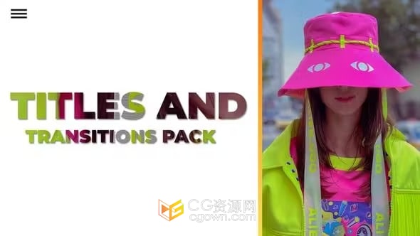 创意商业风格粗体标题转场-AE模板免费下载