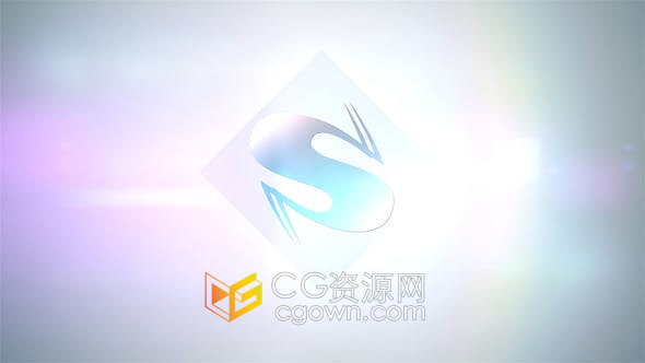 AE模板-漂亮优雅叠纸动画效果企业品牌电影标志LOGO片头