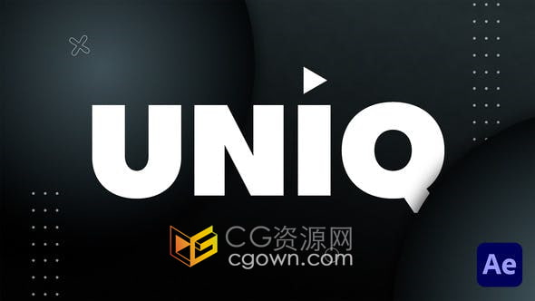 Typography Opener AE模板4K分辨率动感快节奏图片文字切换展示动画