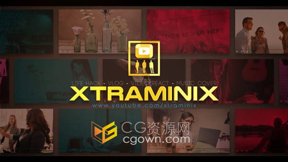 AE模板-创意冒险旅行时尚社交媒体开场白