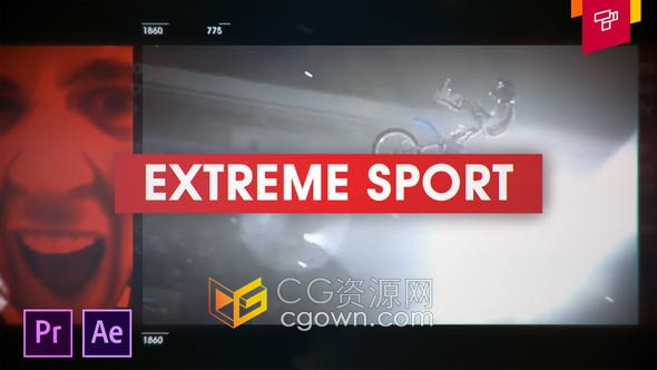 AE/PR模板-极限运动介绍户外体育宣传视频片头