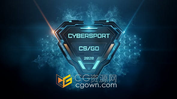 AE模板-电子竞技CS赛博游戏电视网络传播体育频道包装