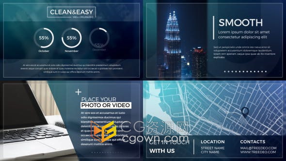 AE模板-非常实用专业适合各种企业宣传片视频演示