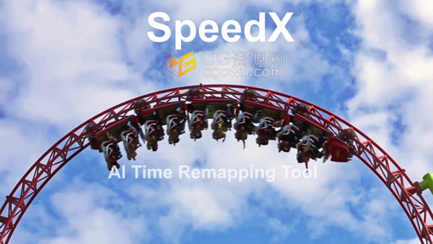 Mac版本AE/PR插件SpeedX v1.2.0.1智能AI视频变速插帧慢动作镜头