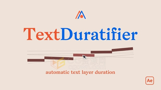 AE脚本TextDuratifier V1.0.0自动调整字幕文本持续时间