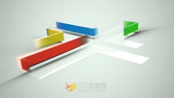 品牌推广3D LOGO动画视频片头4K-AE模板