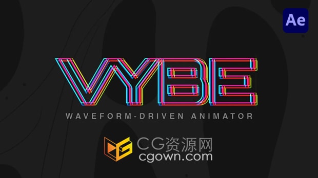 AE脚本Vybe 1.00动态图形程序动画生成器+视频教程