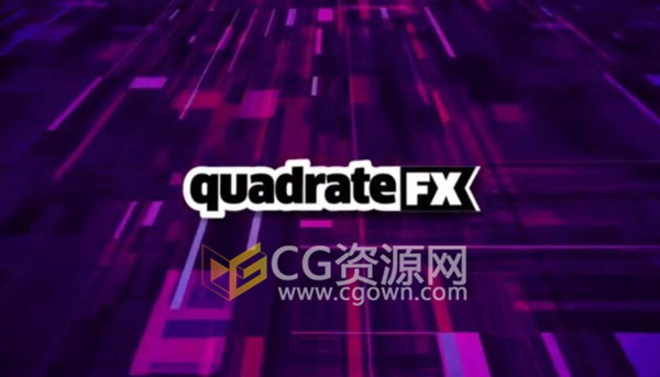 AE脚本quadrateFX v1.50矩阵图形背景生成器工具