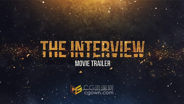 炫酷特效电影预告片的视觉冲击-AE模板