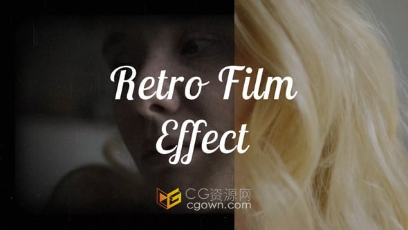 复古电影胶片效果叠加层AE模板Retro Film Effect